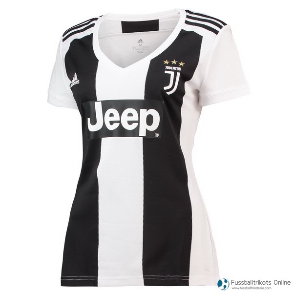 Juventus Trikot Heim Damen 2018-19 Schwarz Weiß Fussballtrikots Günstig